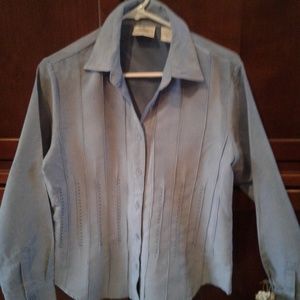 Baxter & Wells blue blouse